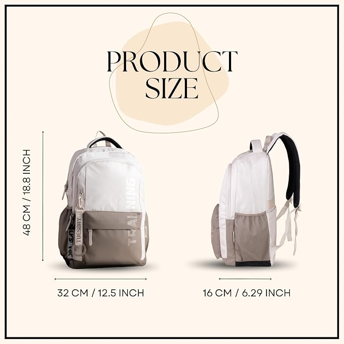Beige size view