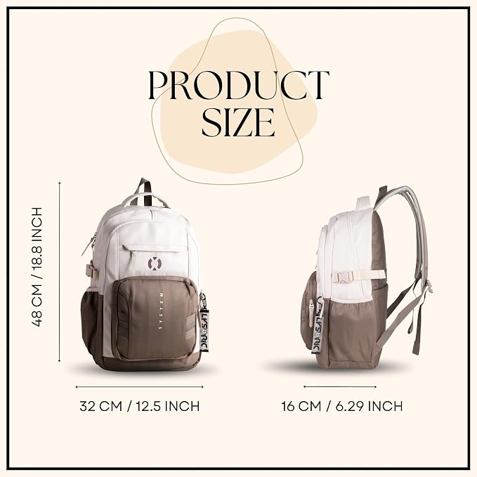 Beige size view