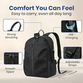 Laptop Backpack for Men & Women with USB Charging Port, Water-Resistant