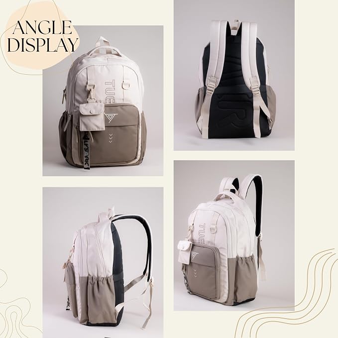 Beige angle view