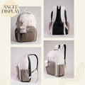 Beige angle view