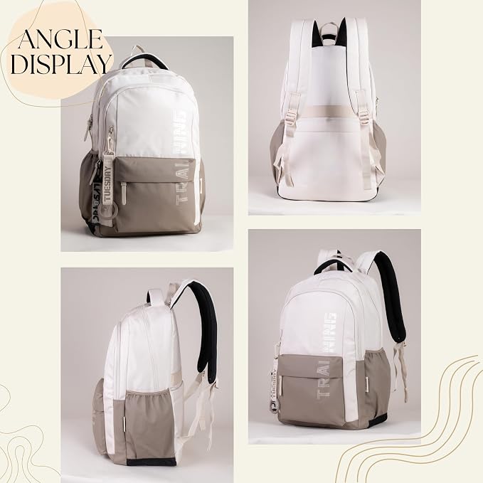 Beige angle view