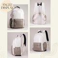 Beige angle view