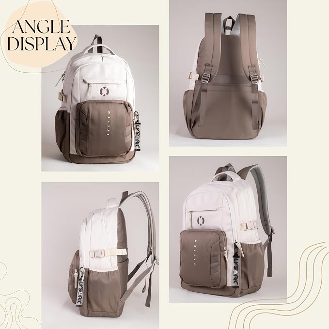 Beige angle view