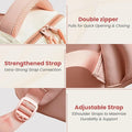 Pink zipper view