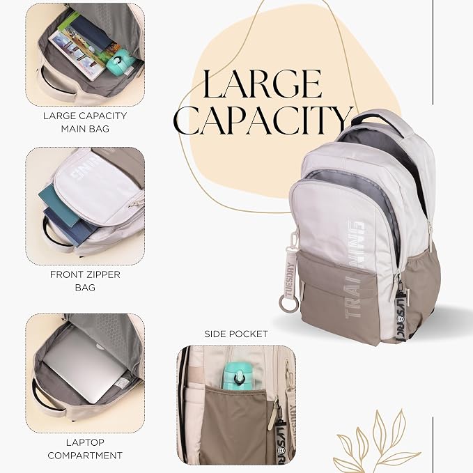 Beige capacity view