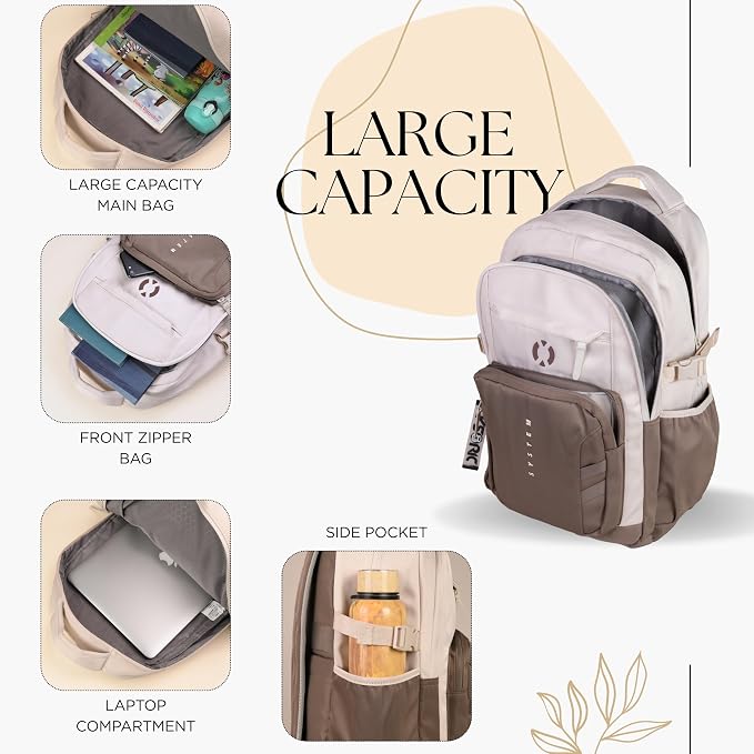 Beige capacity view