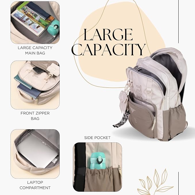 Beige capacity view