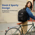 Laptop Backpack for Men & Women, Water-Resistant Travel Bag
