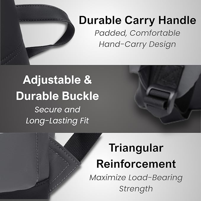 15.6-Inch Laptop Backpack with USB Charging Port, Office & Travel Bag